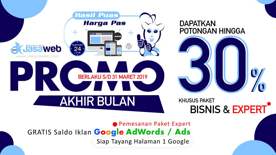 Promo Akhir Bulan, Berakhir Tanggal 31 Maret 2019